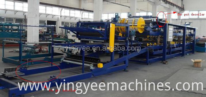 EPS sandwich panel production line from China/sandwich panel roll forming machine/making machine